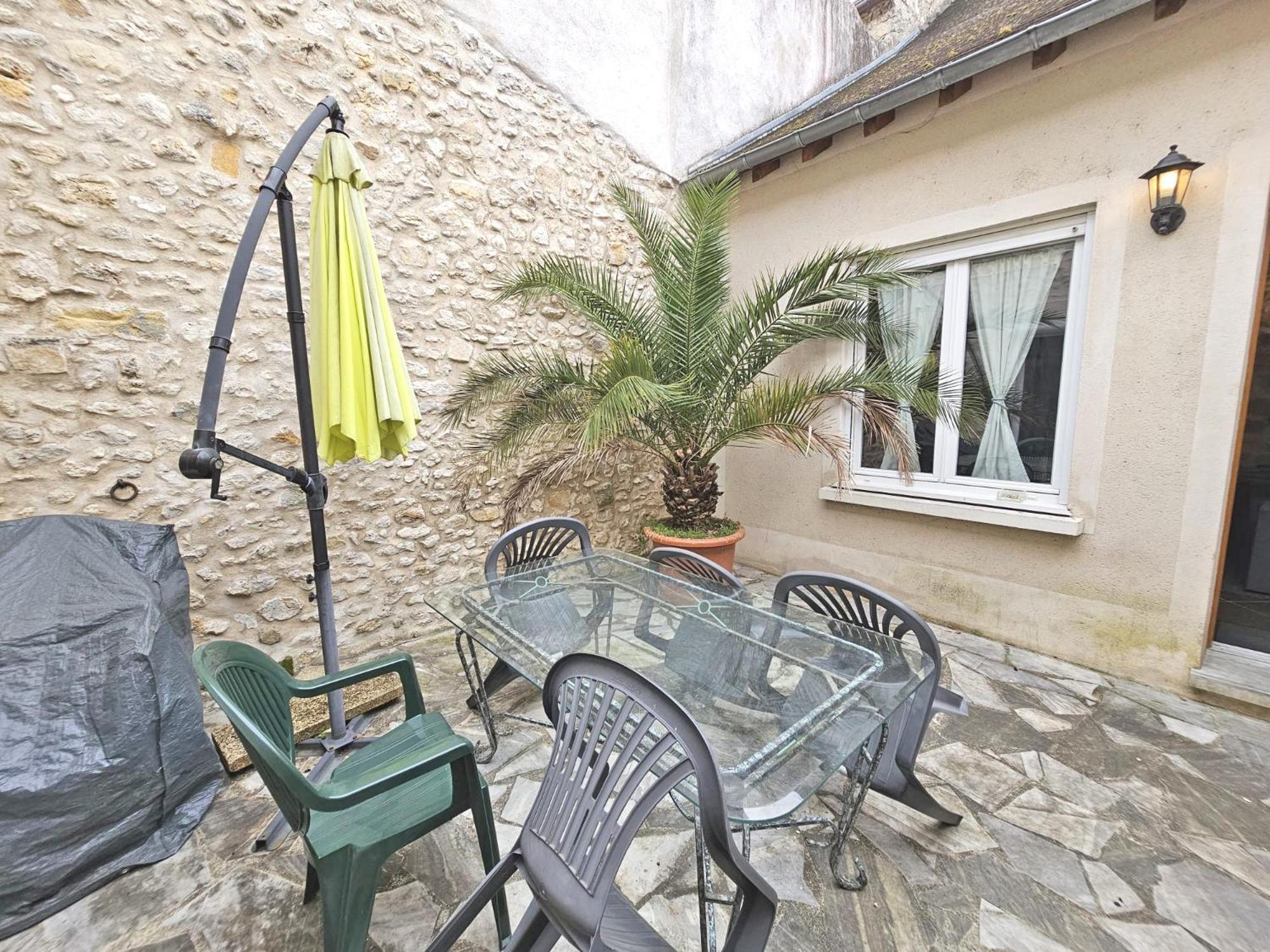 Triplex Sisley - Maison Atypique Avec Cour Exterieure Moret-sur-Loing Exteriör bild
